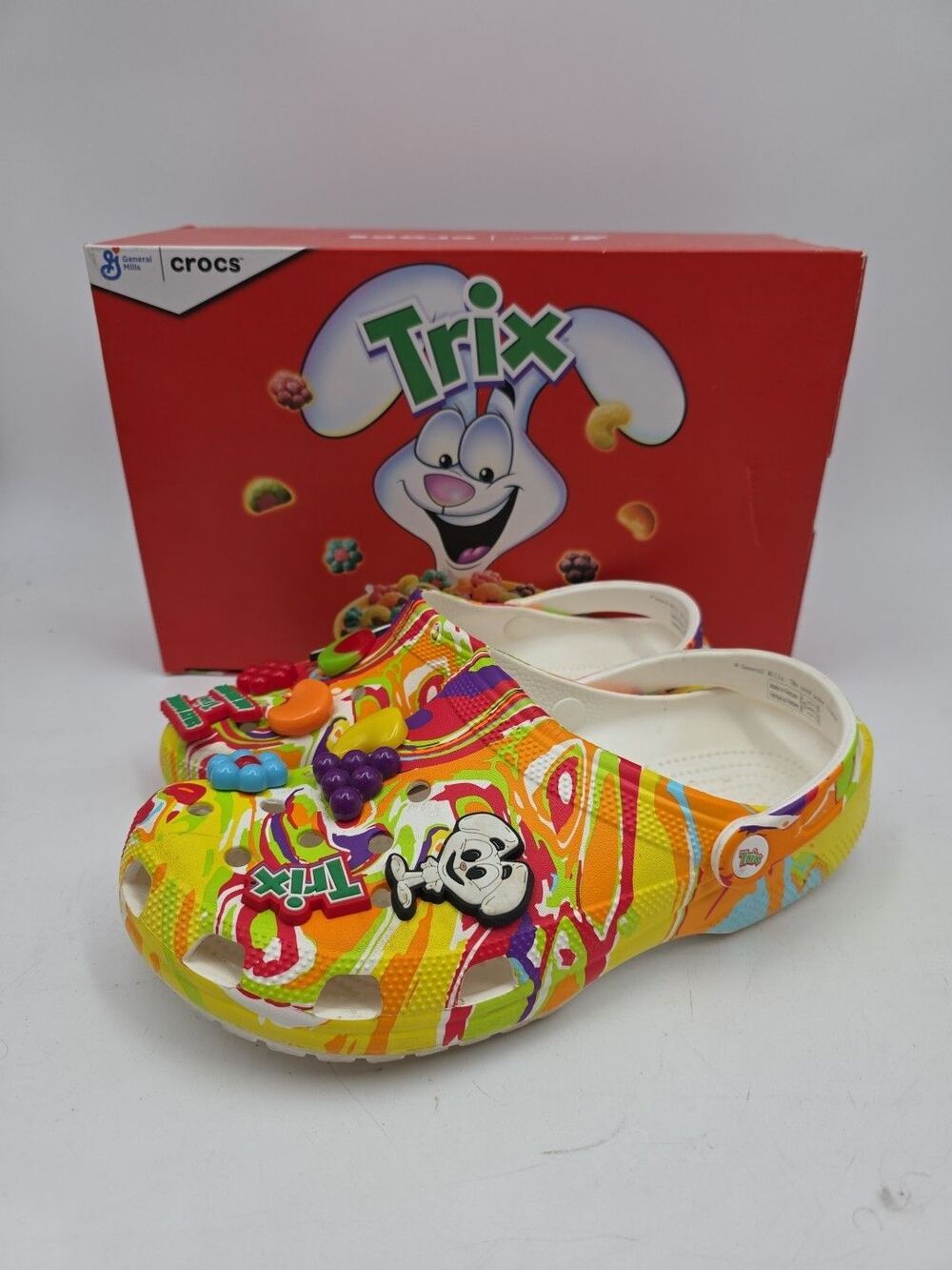 Geberal Mills Trix Crocs Shoes Size 11 Men